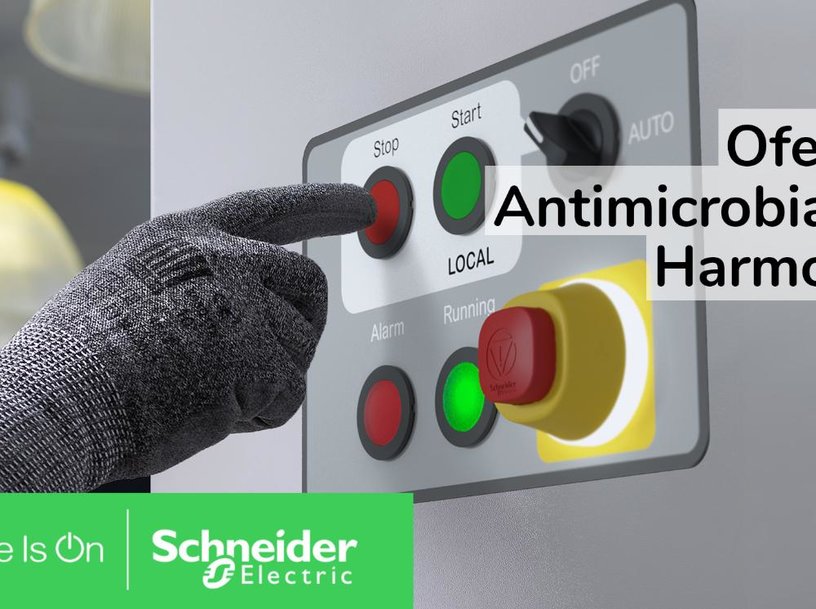 HARMONY XB5, LA GAMA DE PULSADORES DE SCHNEIDER ELECTRIC CON PROTECCIÓN ANTIMICROBIOS